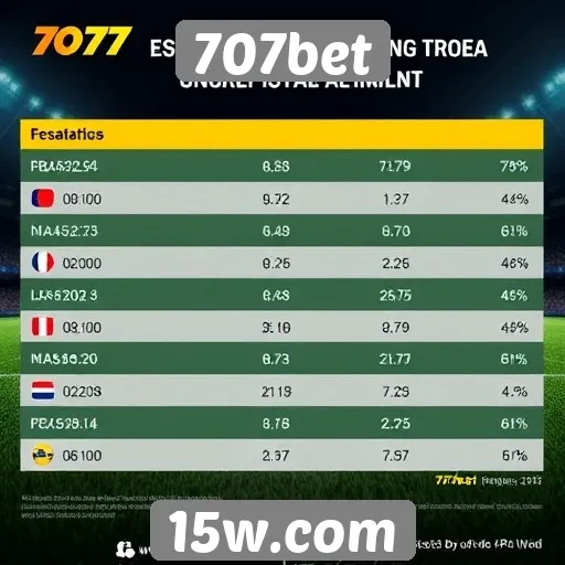 Estatísticas de usuários ativos no site 707bet