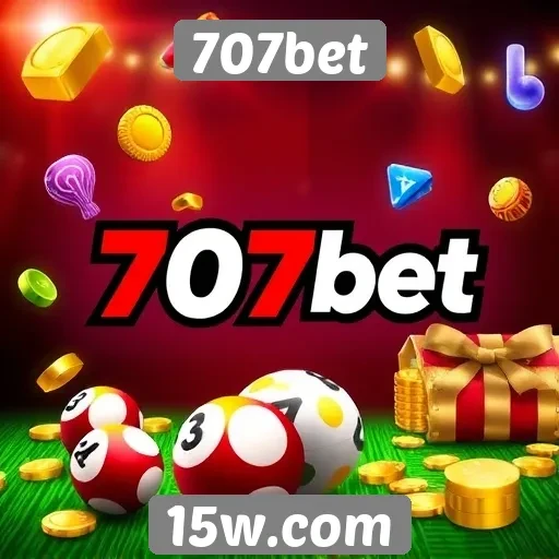 Vista geral das opções de jogos no site 707bet