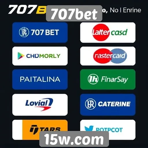 Variabilidade de métodos de pagamento na 707bet